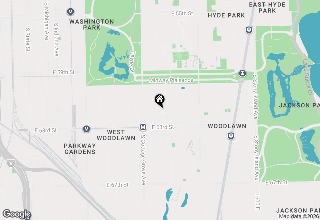 Map of 6150 S Ingleside Avenue, Chicago, IL 60637