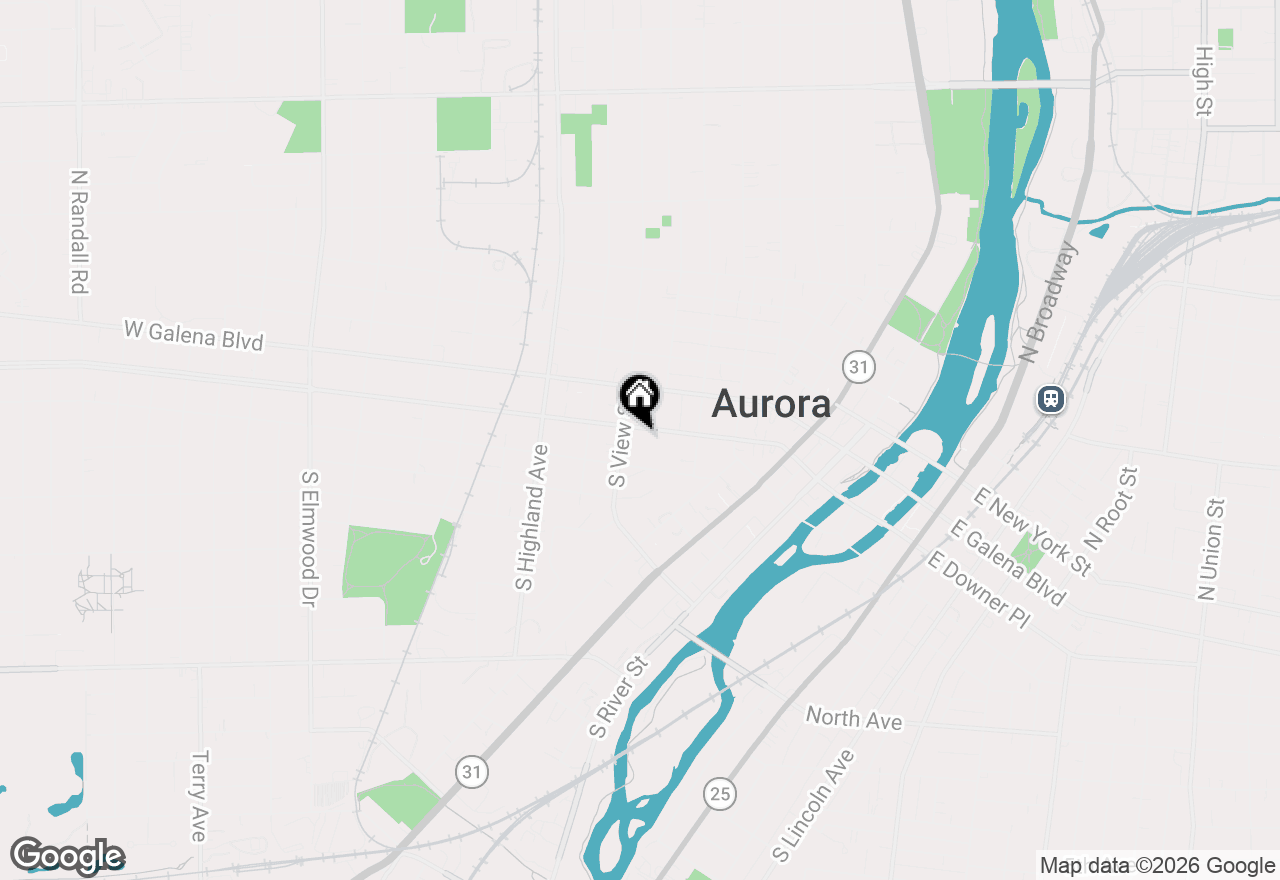 Map of 450 W Downer Place #4C, Aurora, IL 60506