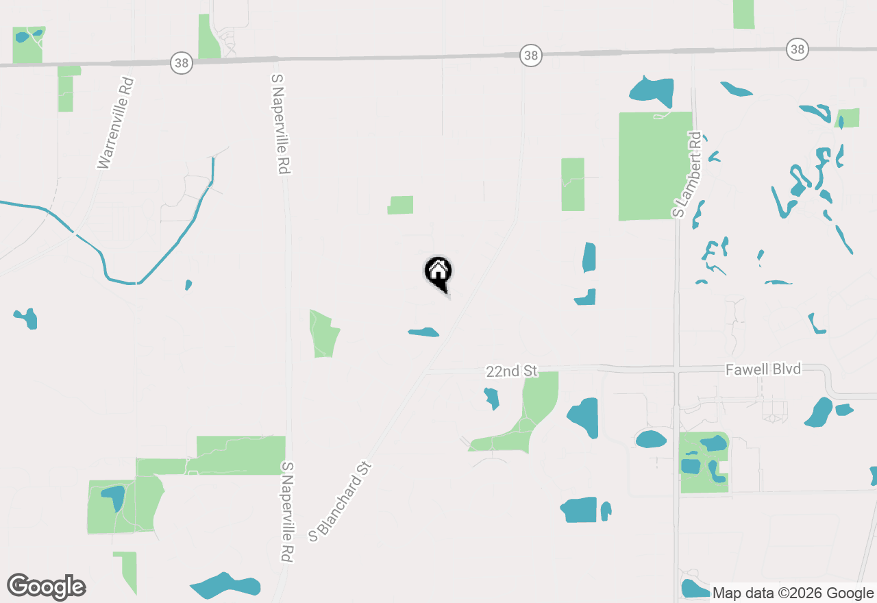 Map of 889 Heatherbrook Court, Wheaton, IL 60189