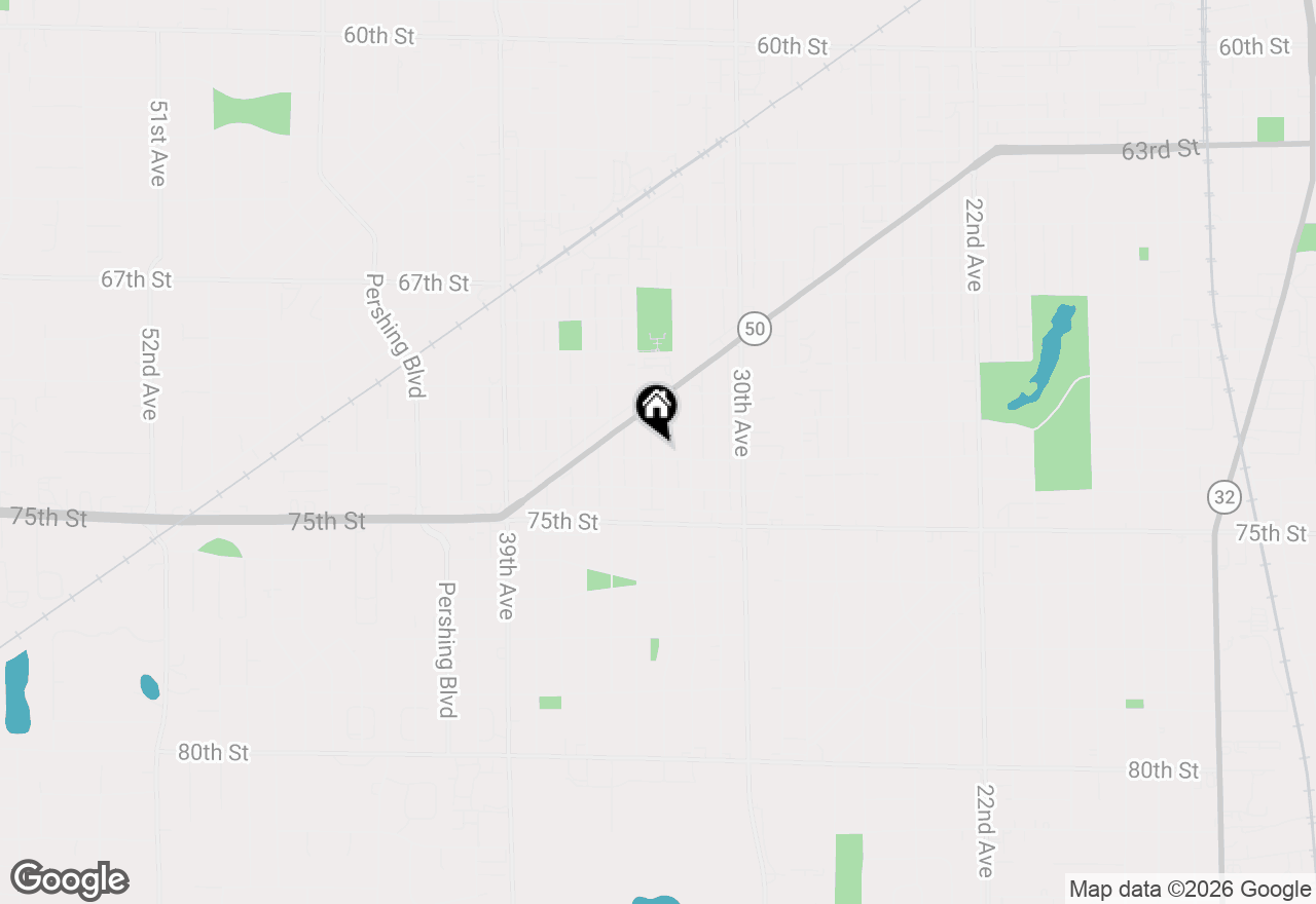 Map of 7208 33rd Ave, Kenosha, WI 53142