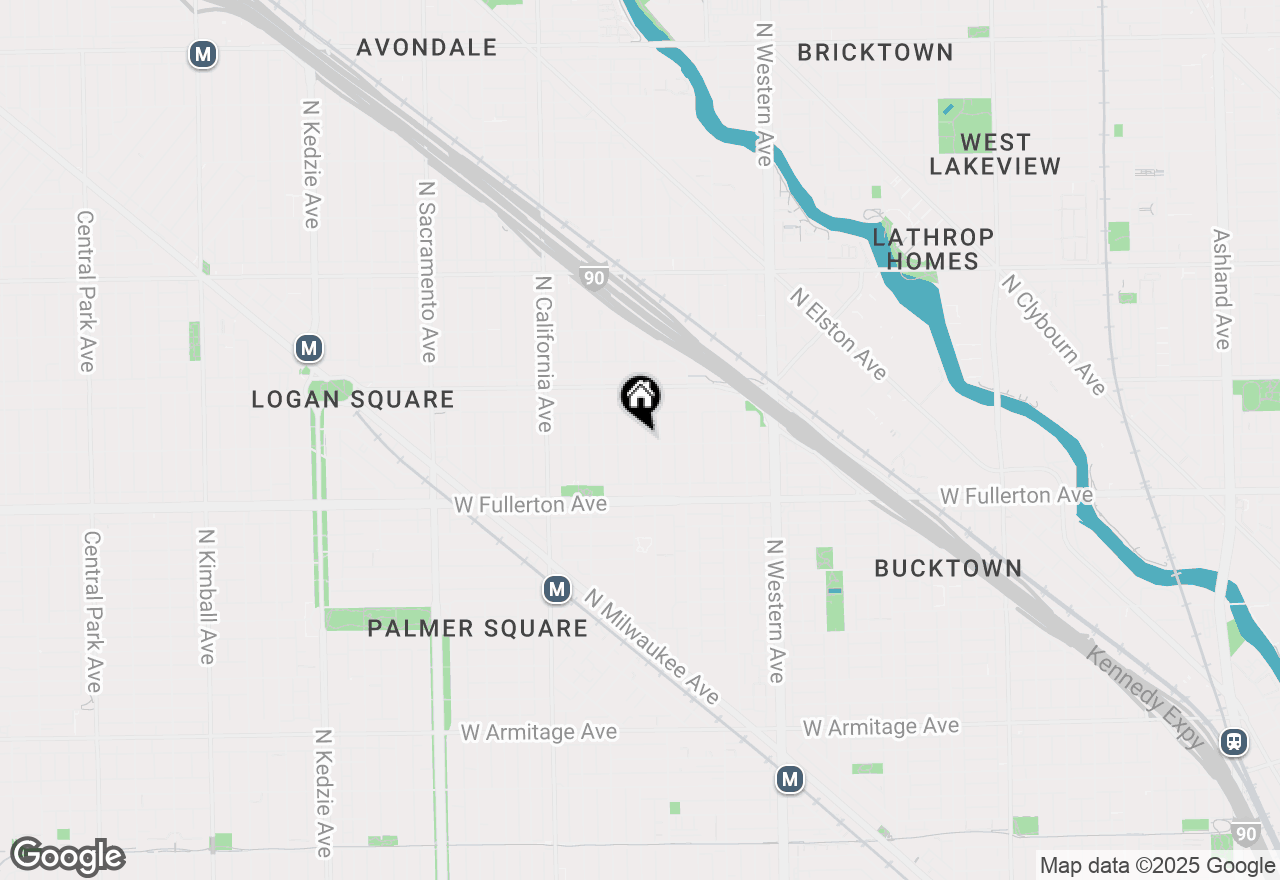 Map of 2501 N Talman Avenue, Chicago, IL 60647