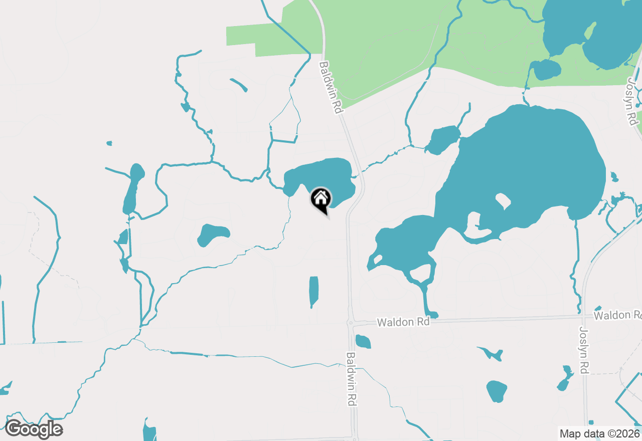 Map of 2600 Millcrest Court, Lake Orion, MI 48360