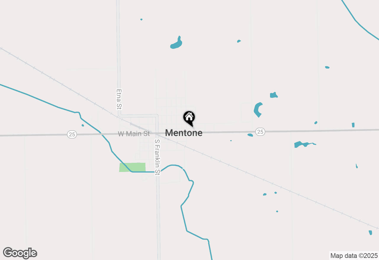 Map of 205 E Main Street, Mentone, IN 46539