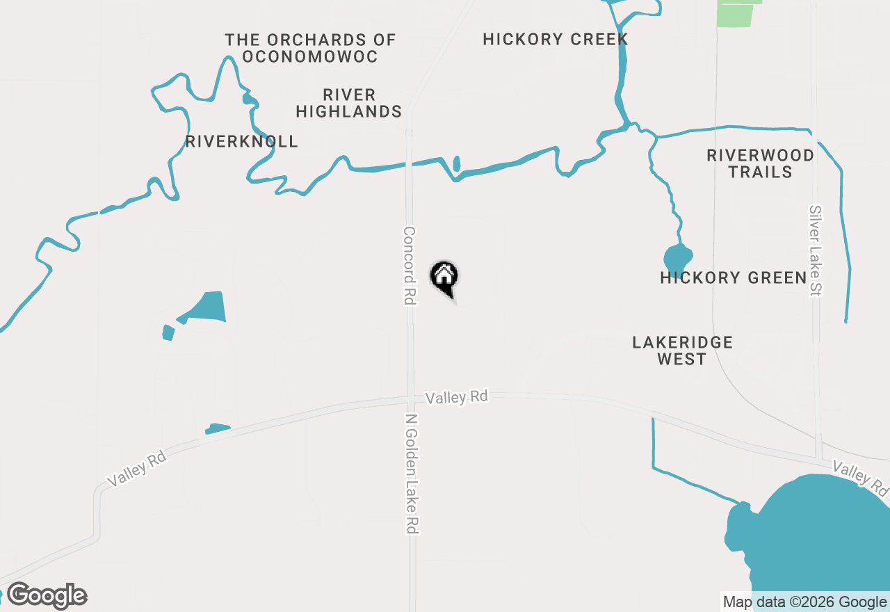Map of 1057 Elderberry Rd, Oconomowoc, WI 53066