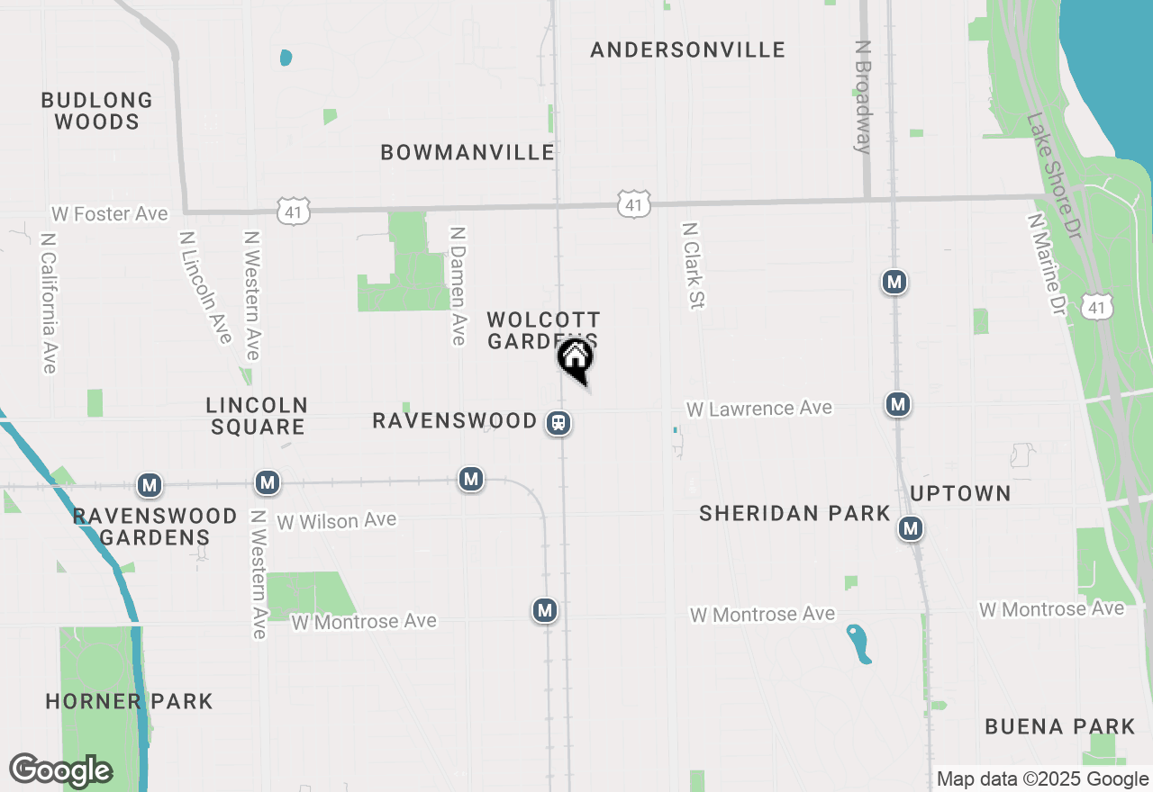 Map of 4809 N Ravenswood Avenue #315, Chicago, IL 60640