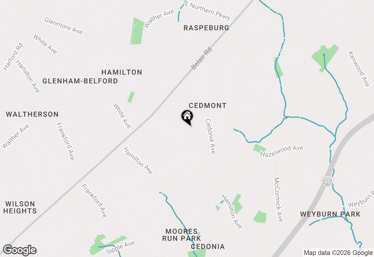 Map of 4602 Glenarm Avenue, Baltimore, MD 21206