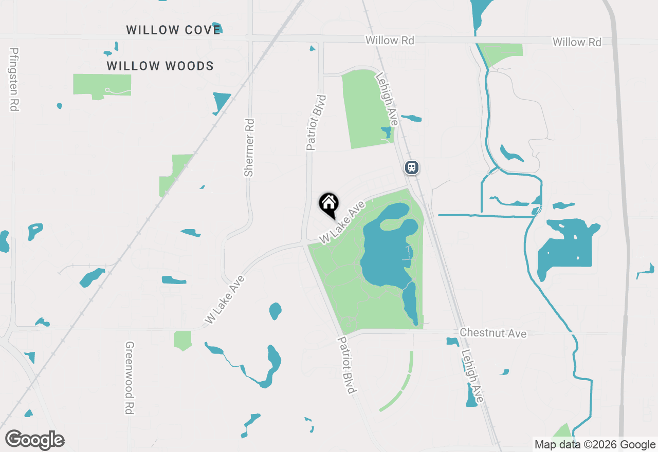 Map of 2151 Mint Lane, Glenview, IL 60026