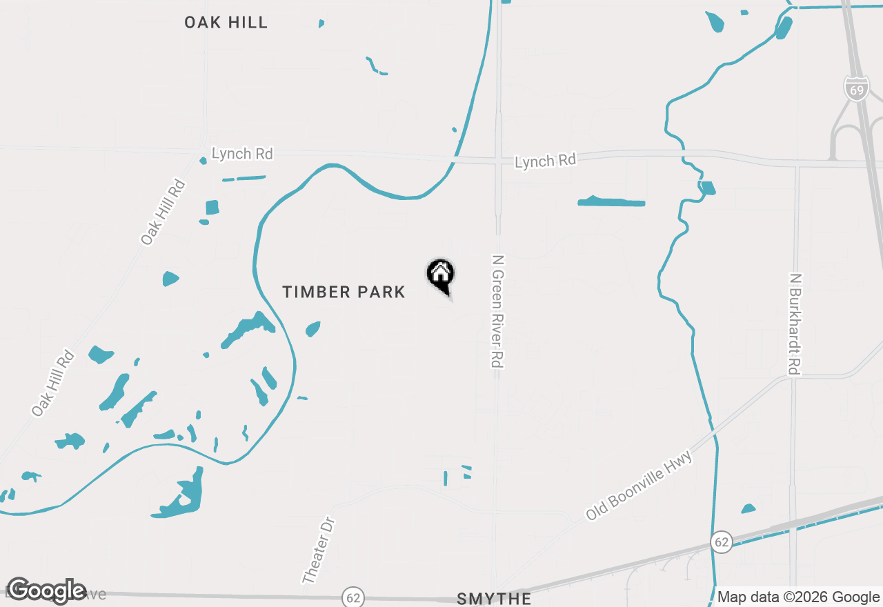 Map of 4438 Mystic Court, Evansville, IN 47715