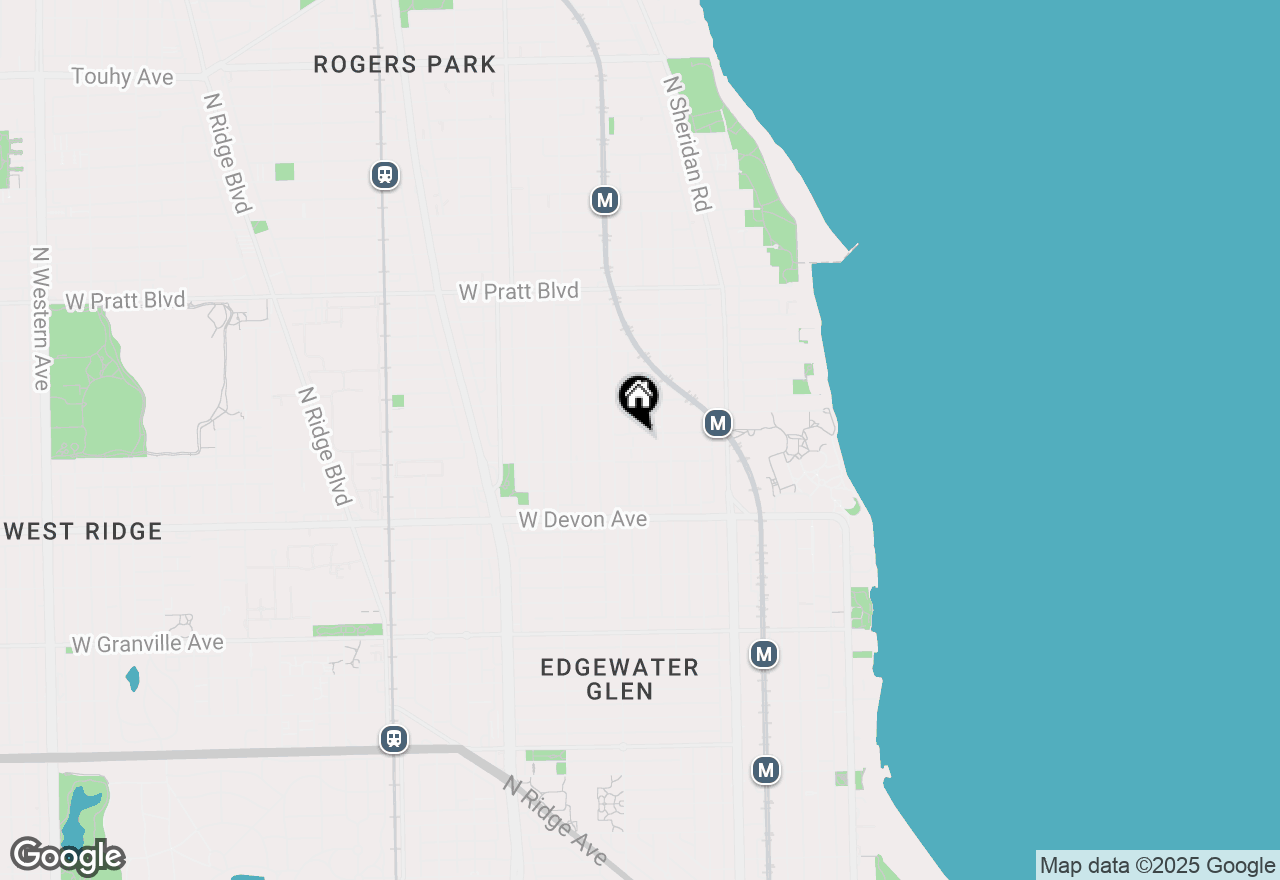 Map of 1334 W Arthur Avenue, Chicago, IL 60626