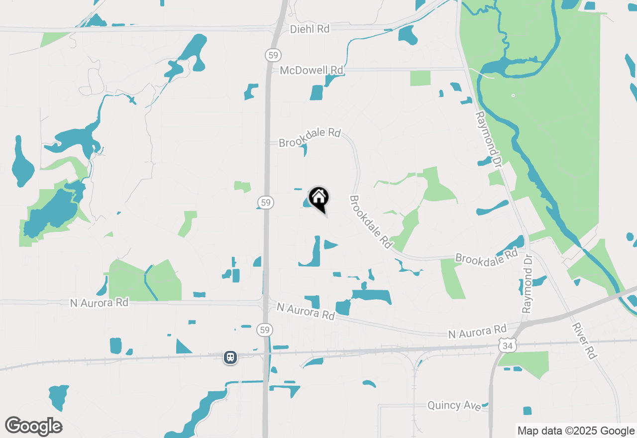 Map of 2712 Sheridan Court, Naperville, IL 60563