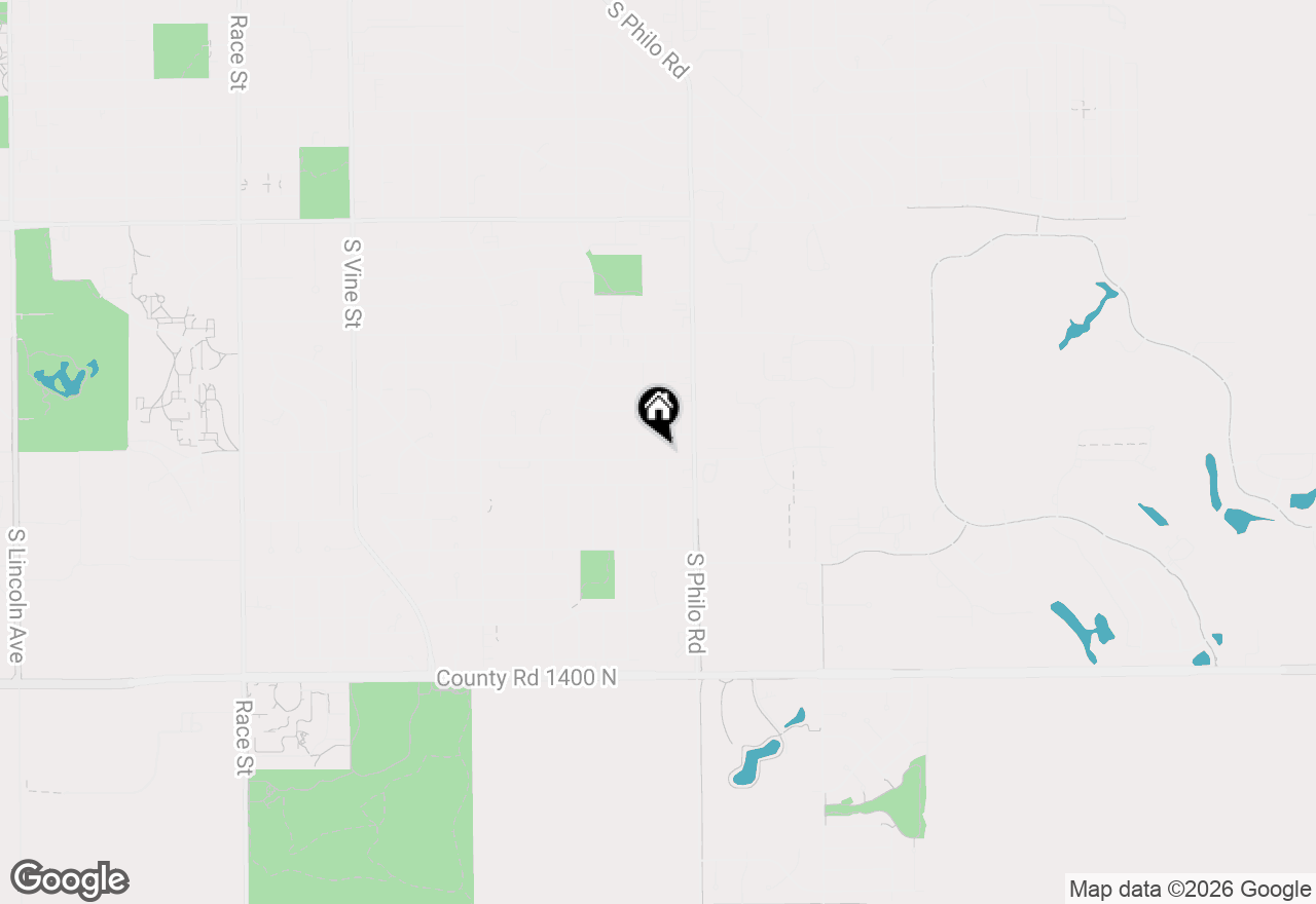 Map of 1306 E Mumford Drive, Urbana, IL 61801