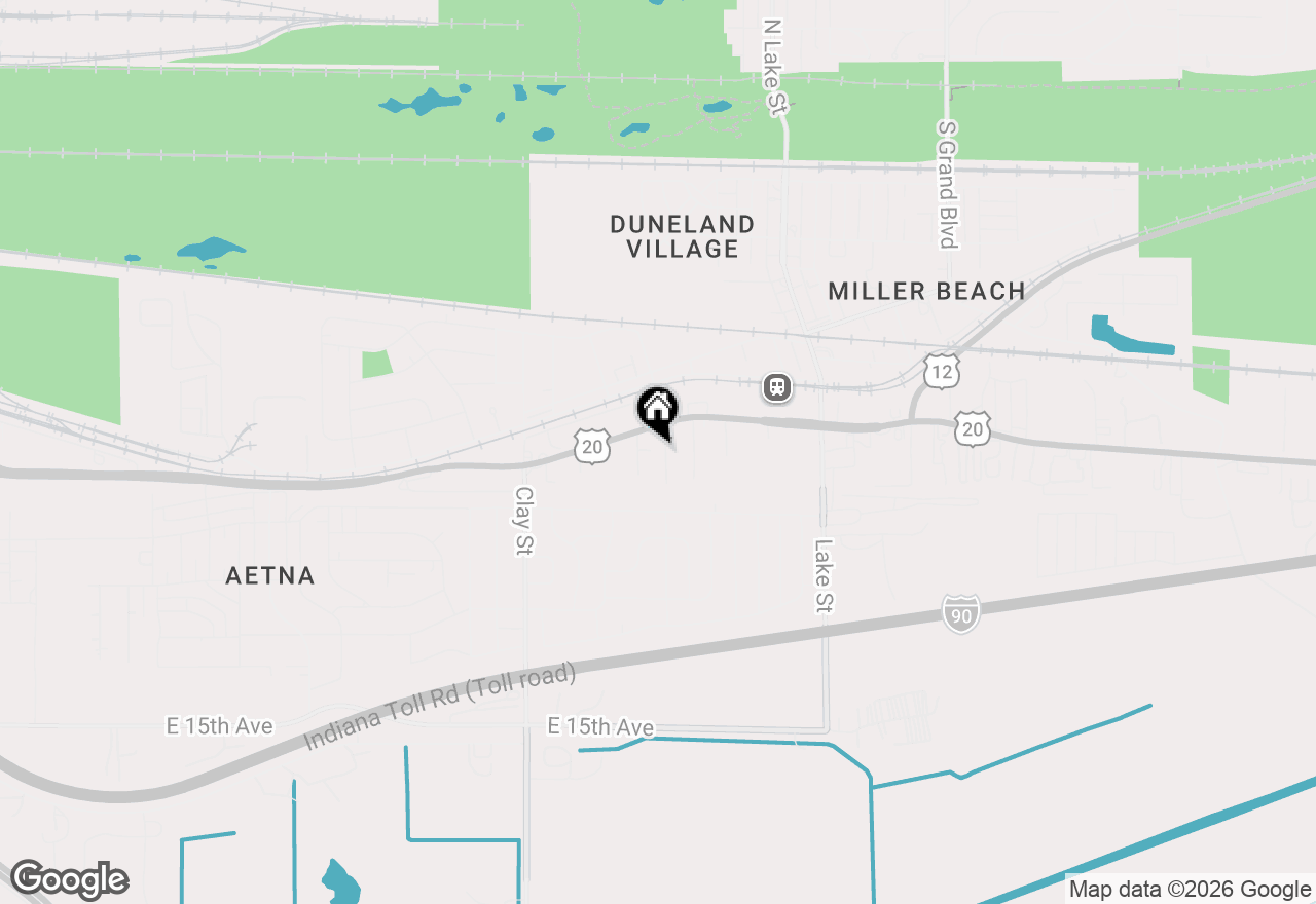 Map of 836 Fayette Street, Gary, IN 46403