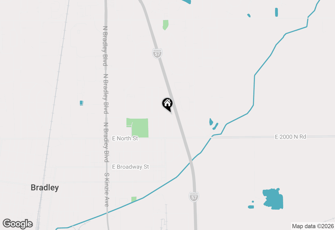 Map of 530 N Van Buren Avenue, Bradley, IL 60915