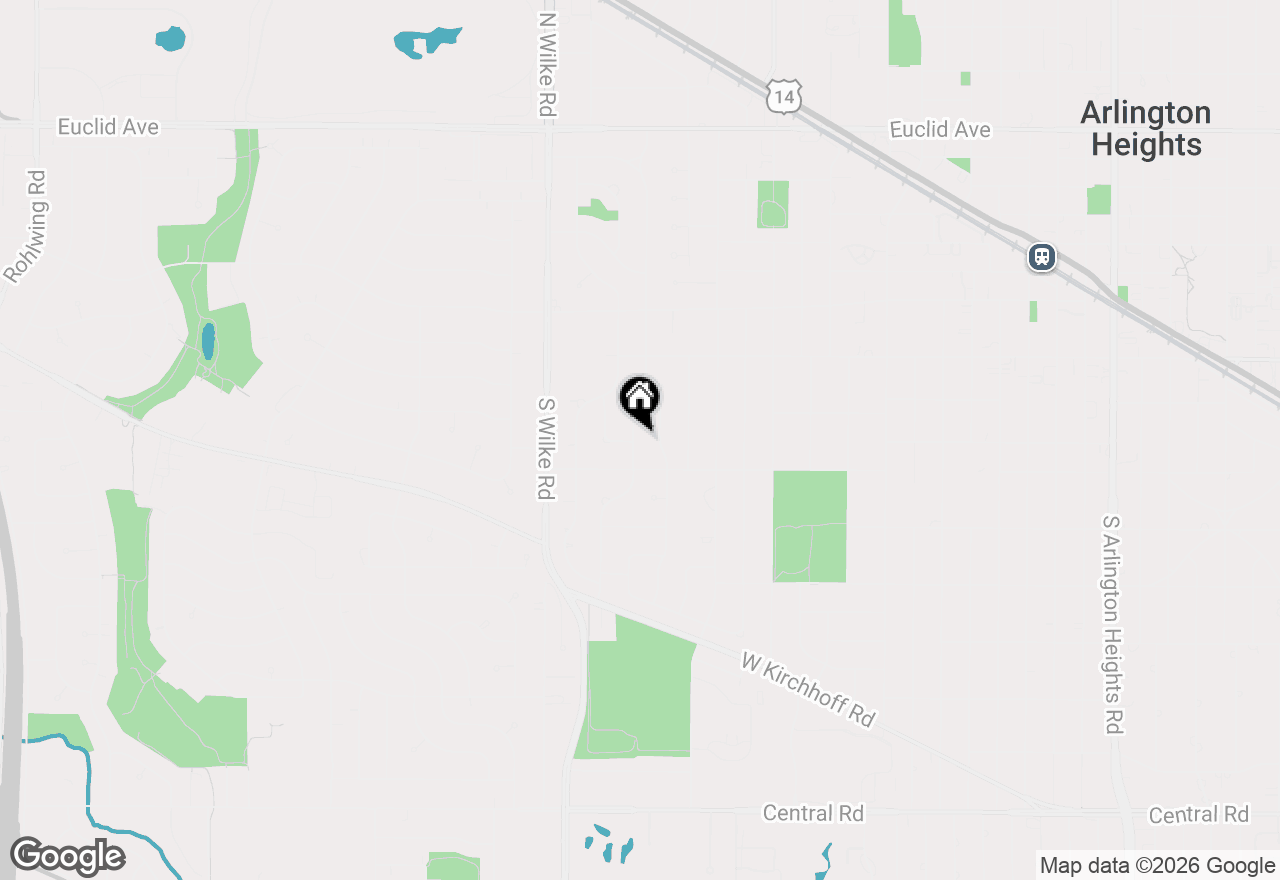 Map of 301 S Yale Avenue, Arlington Heights, IL 60005