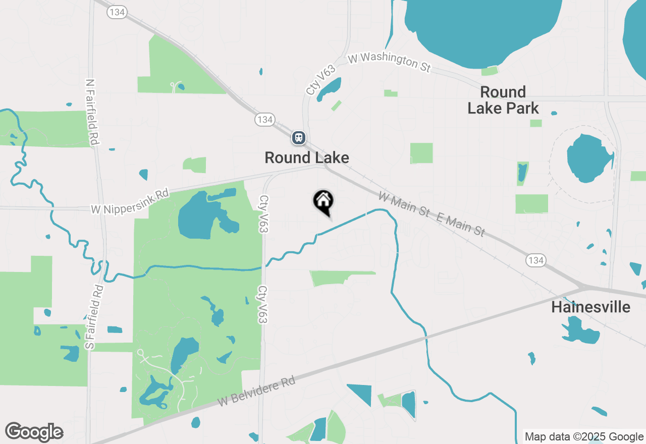 Map of 13 Lincoln Avenue, Round Lake, IL 60073