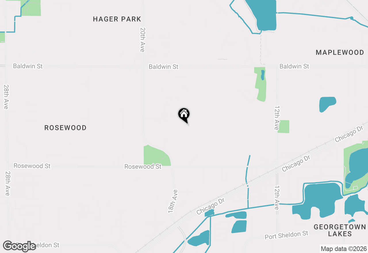 Map of 7249 Heatherwood Drive, Jenison, MI 49428