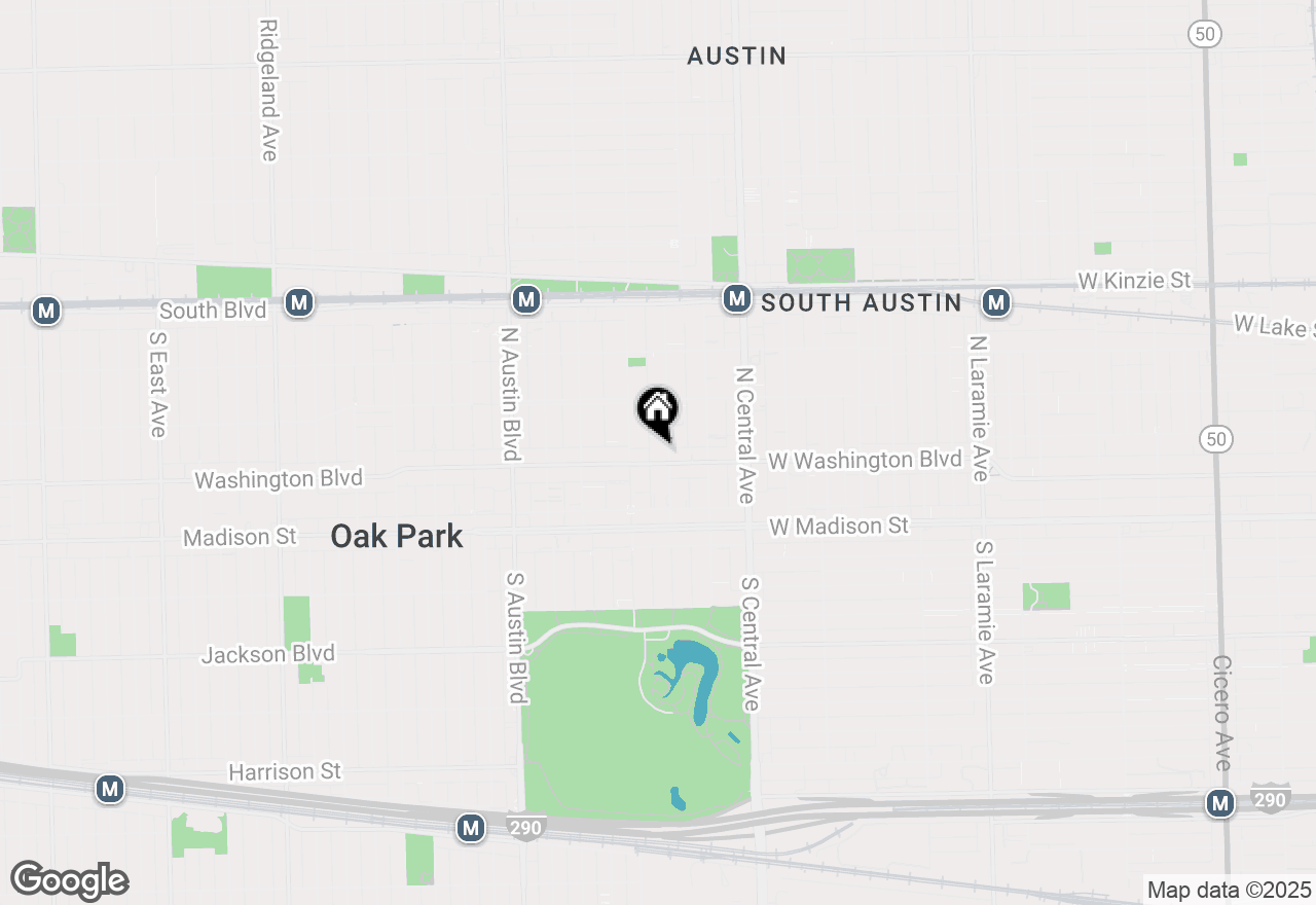 Map of 108 N Waller Avenue, Chicago, IL 60644