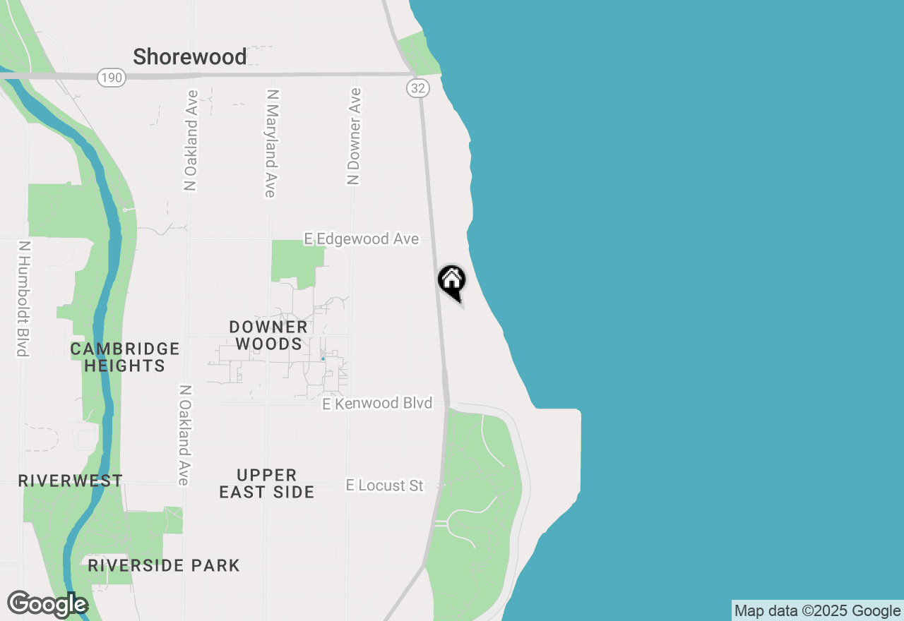 Map of 3042 E Newport Ct, Milwaukee, WI 53211