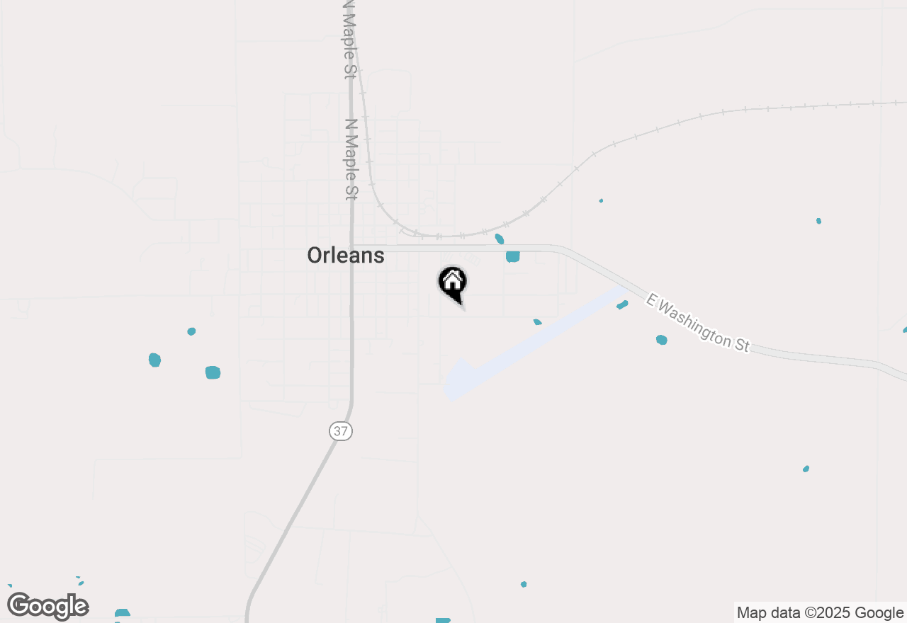 Map of 502 E Harding Street, Orleans, IN 47452