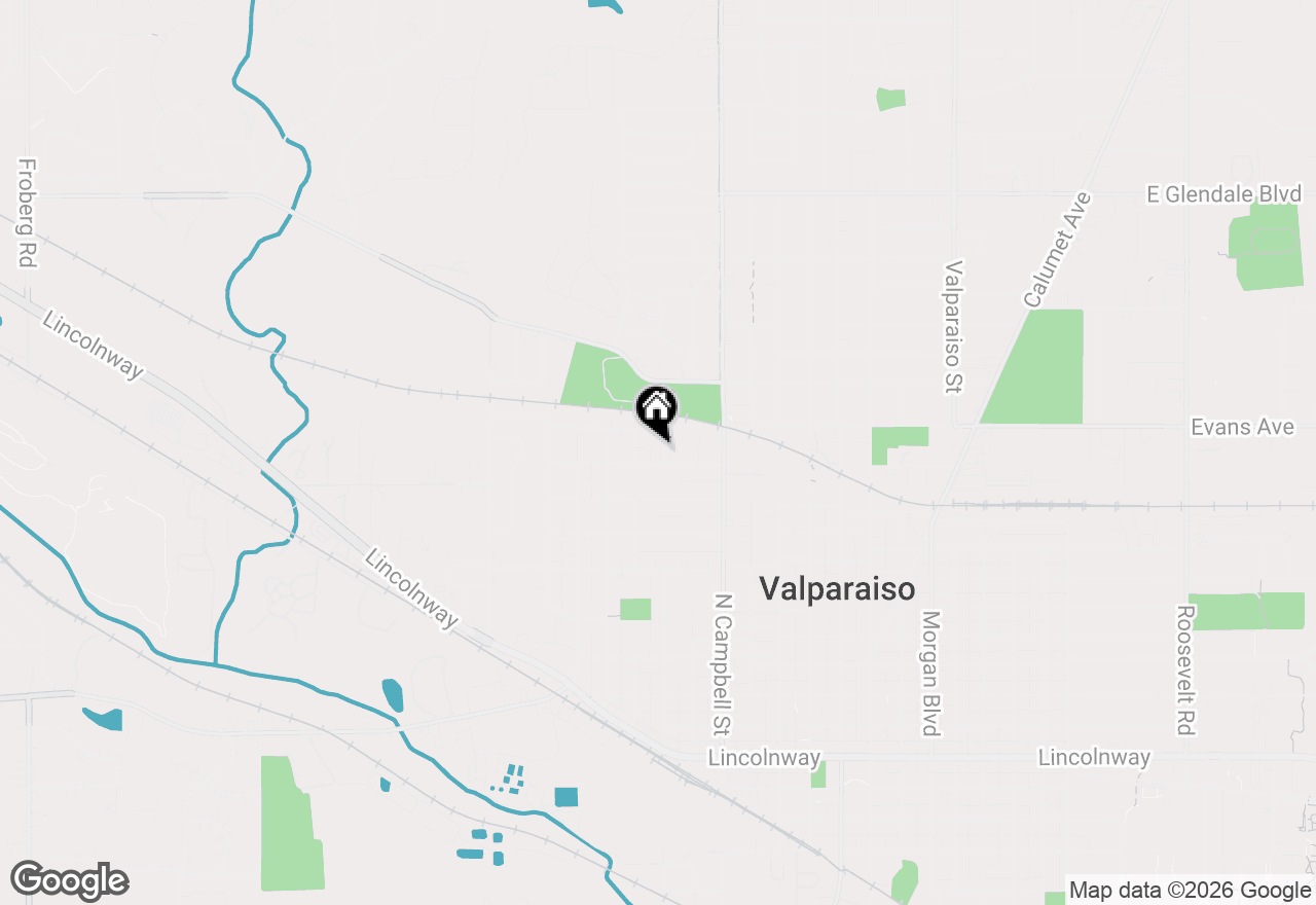 Map of 654 Bond Avenue, Valparaiso, IN 46385