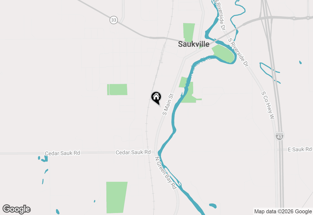 Map of 795 S Main St, Saukville, WI 53080