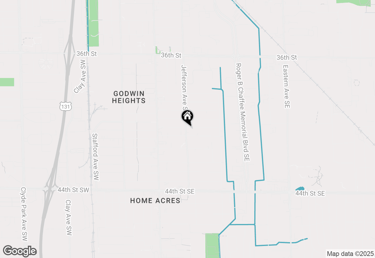 Map of 210 Burt Avenue Se, Grand Rapids, MI 49548