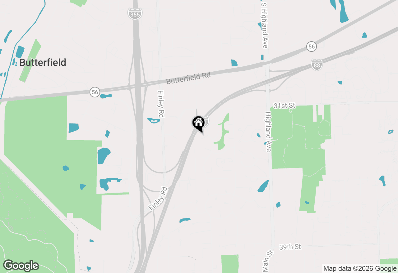 Map of 1430 Holland Place, Downers Grove, IL 60515