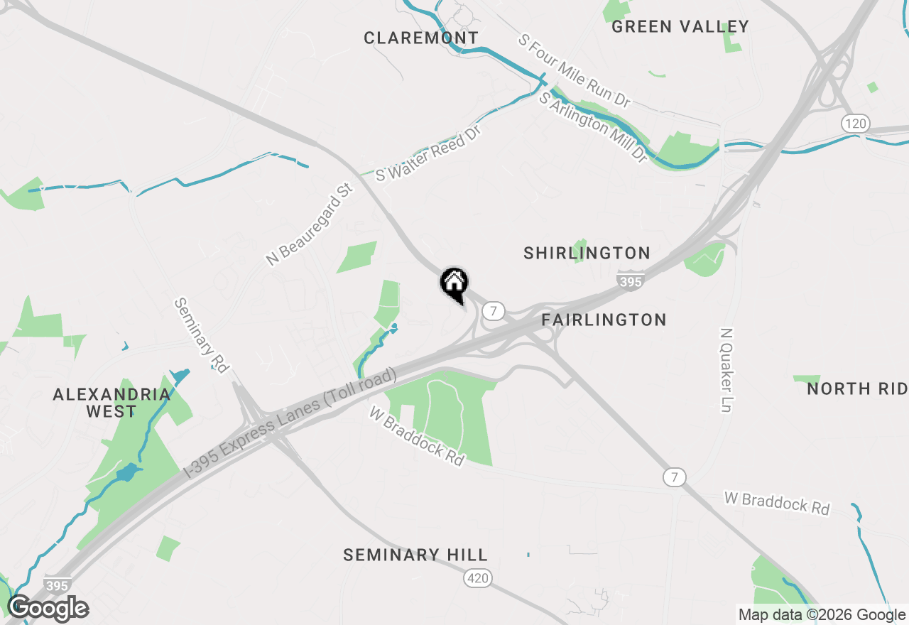 Map of 3302 Wyndham Circle #B, Alexandria, VA 22302