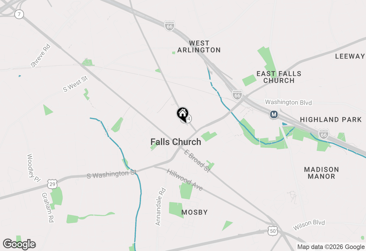 Map of 200 N Maple Avenue #314, Falls Church, VA 22046