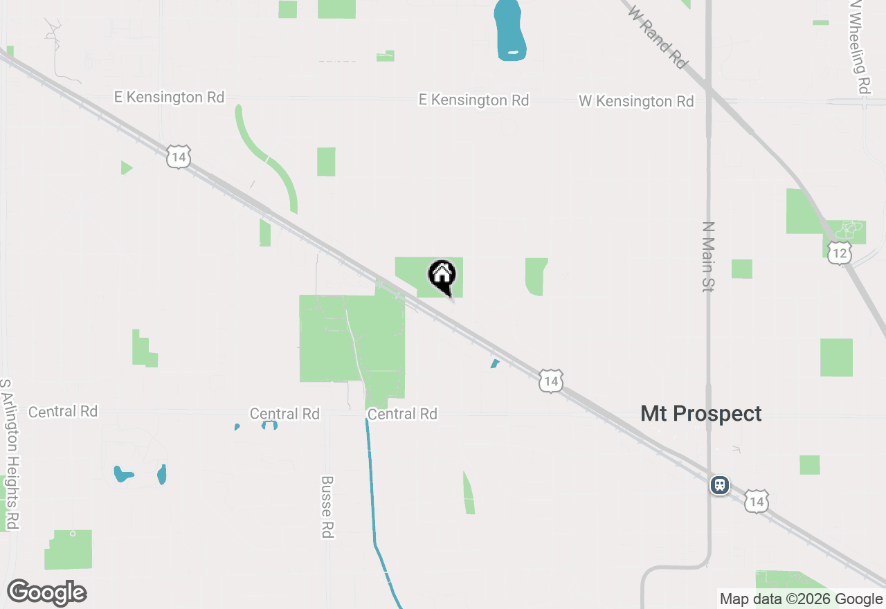 Map of 1200 W Northwest Highway #109, Mount Prospect, IL 60056