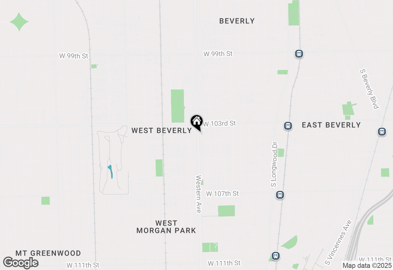 Map of 10338 S Western Avenue, Chicago, IL 60643