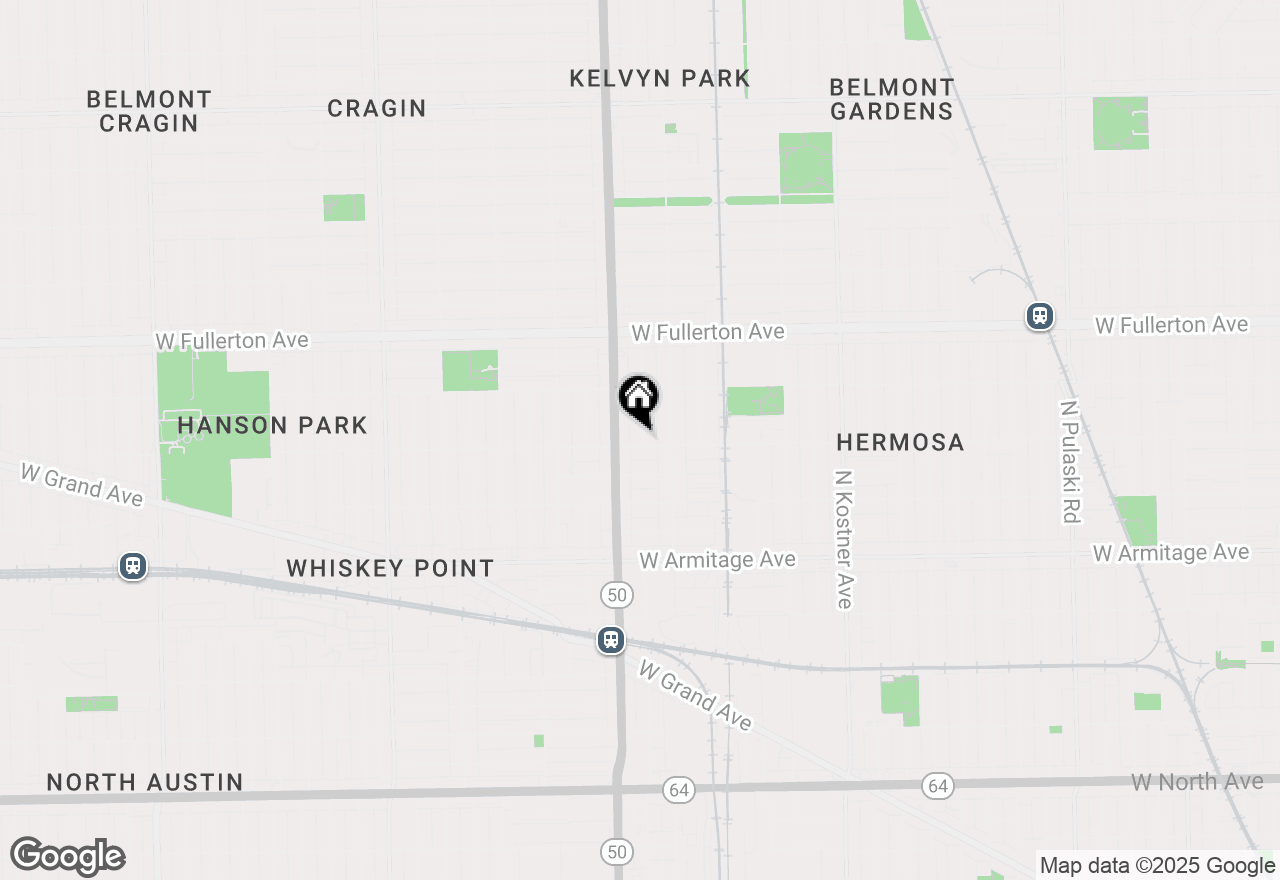 Map of 4734 W Palmer Street, Chicago, IL 60639