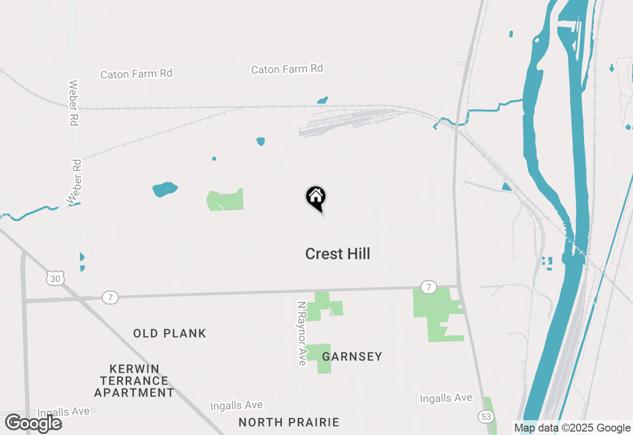 Map of 1816 Kelly Avenue, Crest Hill, IL 60403