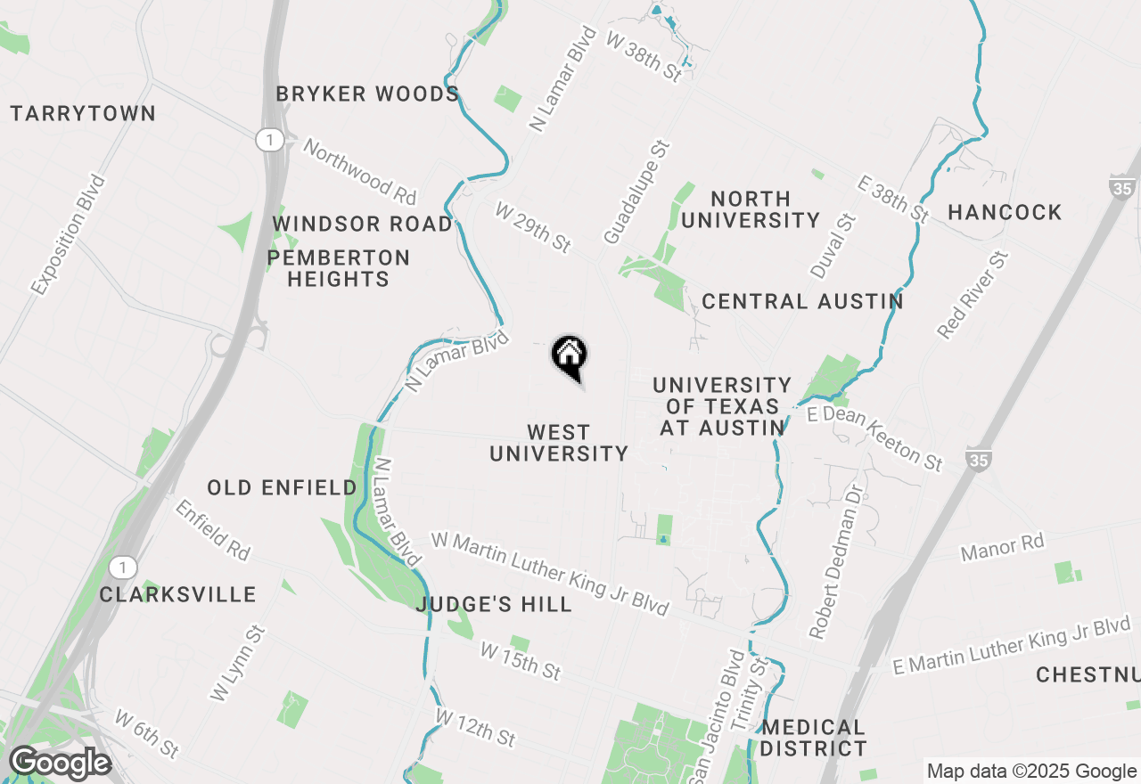 Map of 2529 Rio Grande St #81, Austin, TX 78705