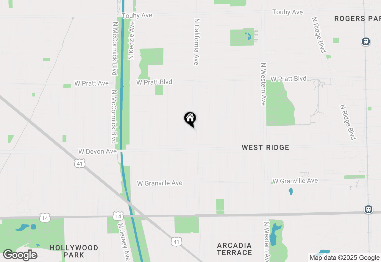 Map of 6503 N Mozart Street #3, Chicago, IL 60645