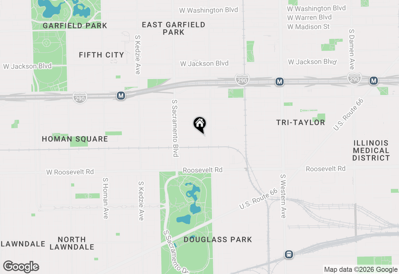 Map of 2839 W Arthington Street, Chicago, IL 60612