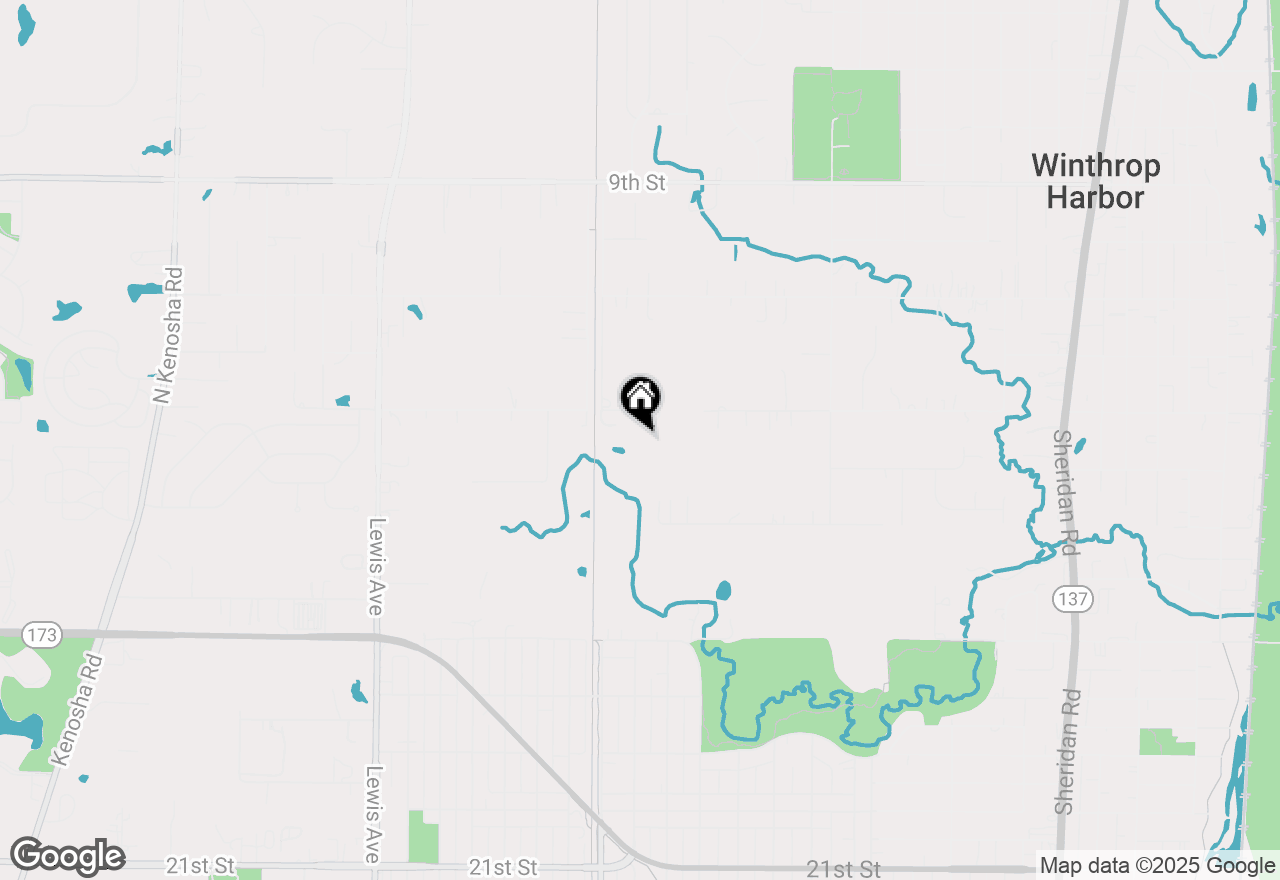 Map of 3419 13th Street, Winthrop Harbor, IL 60096