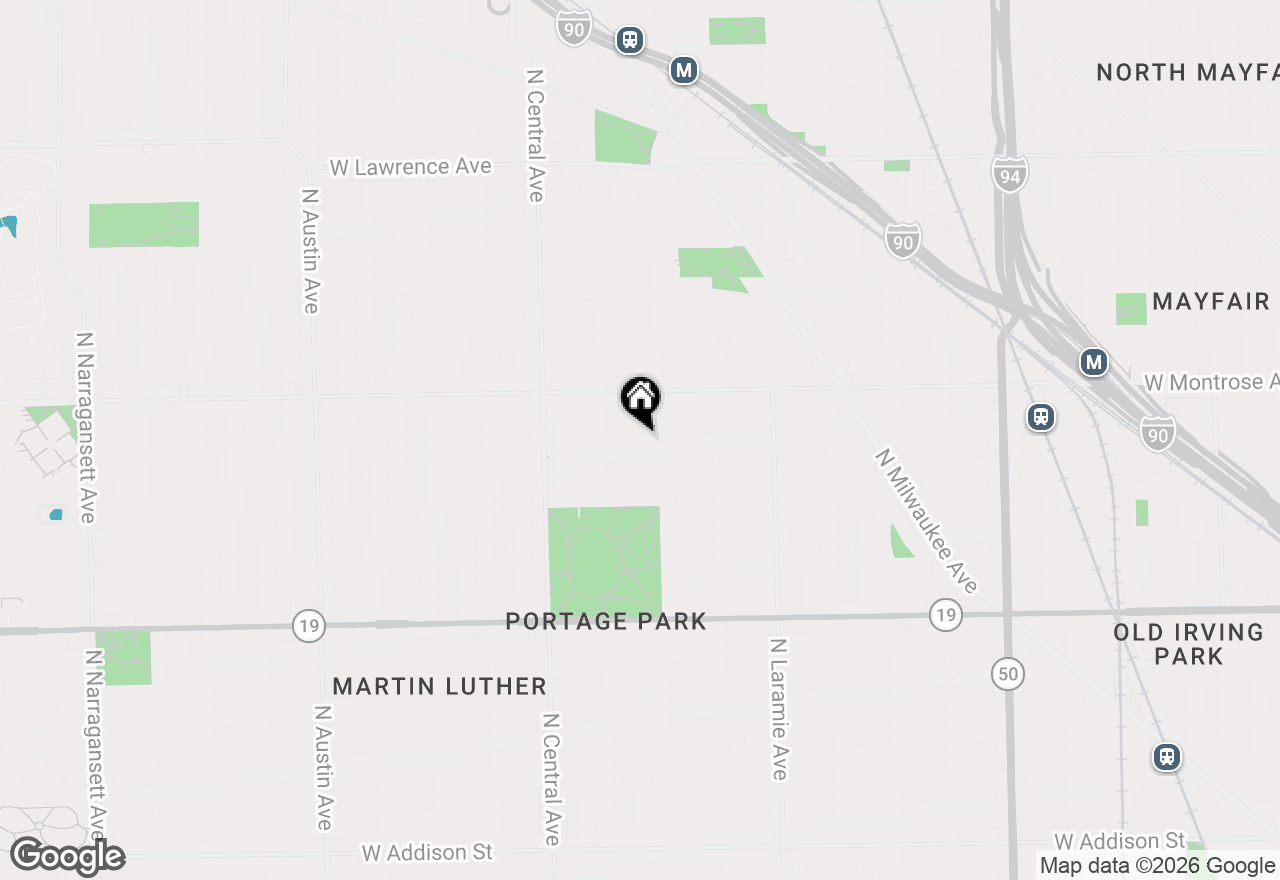 Map of 5416 W Cullom Avenue, Chicago, IL 60641