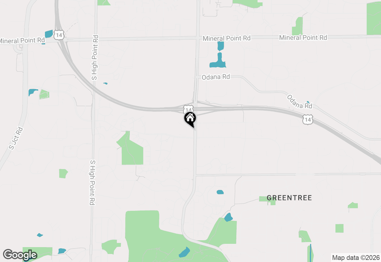 Map of 658 S Gammon Road, Madison, WI 53719
