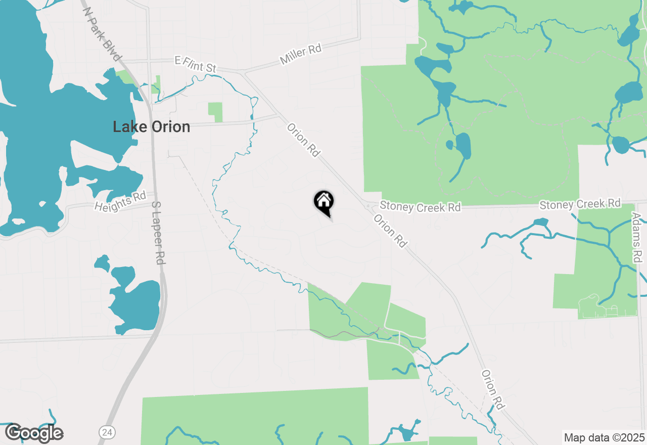 Map of 921 River Valley Drive, Lake Orion, MI 48362