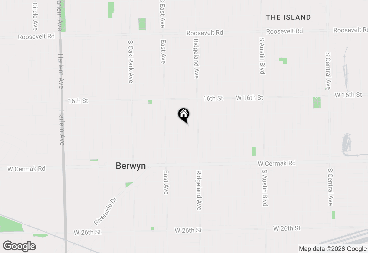 Map of 1833 Gunderson Avenue, Berwyn, IL 60402