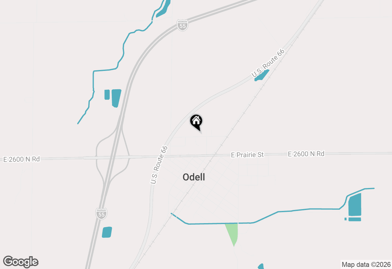 Map of 214 W 2nd Street, Odell, IL 60460