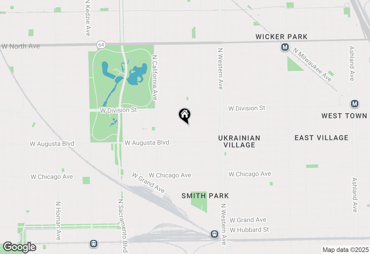 Map of 2615 W Thomas Street, Chicago, IL 60622