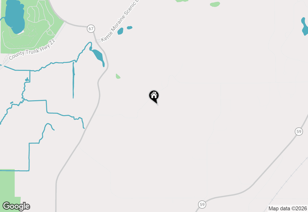 Map of S64W35601 Piper Rd, Eagle, WI 53119