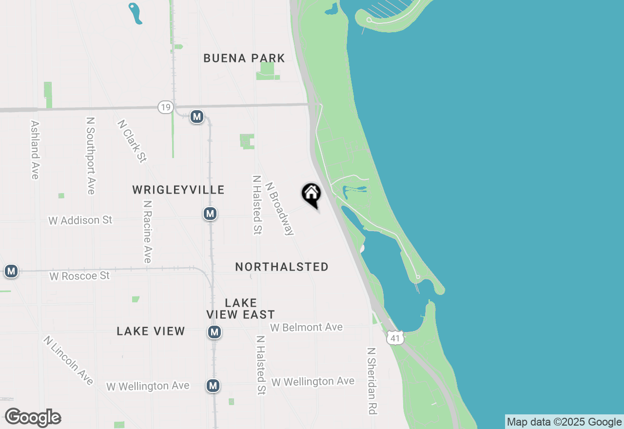 Map of 548 W Brompton Avenue #2E, Chicago, IL 60657