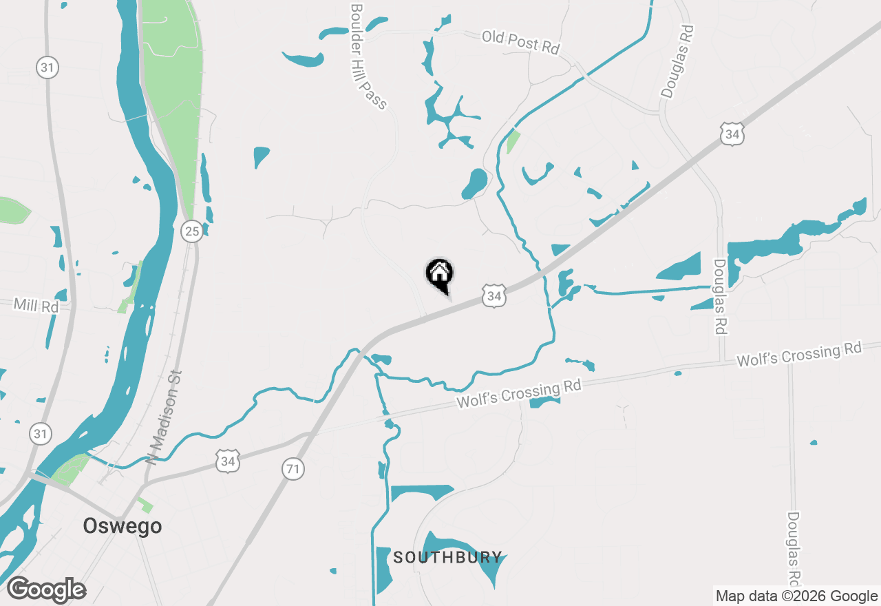 Map of 122 Cinderford Court, Oswego, IL 60543