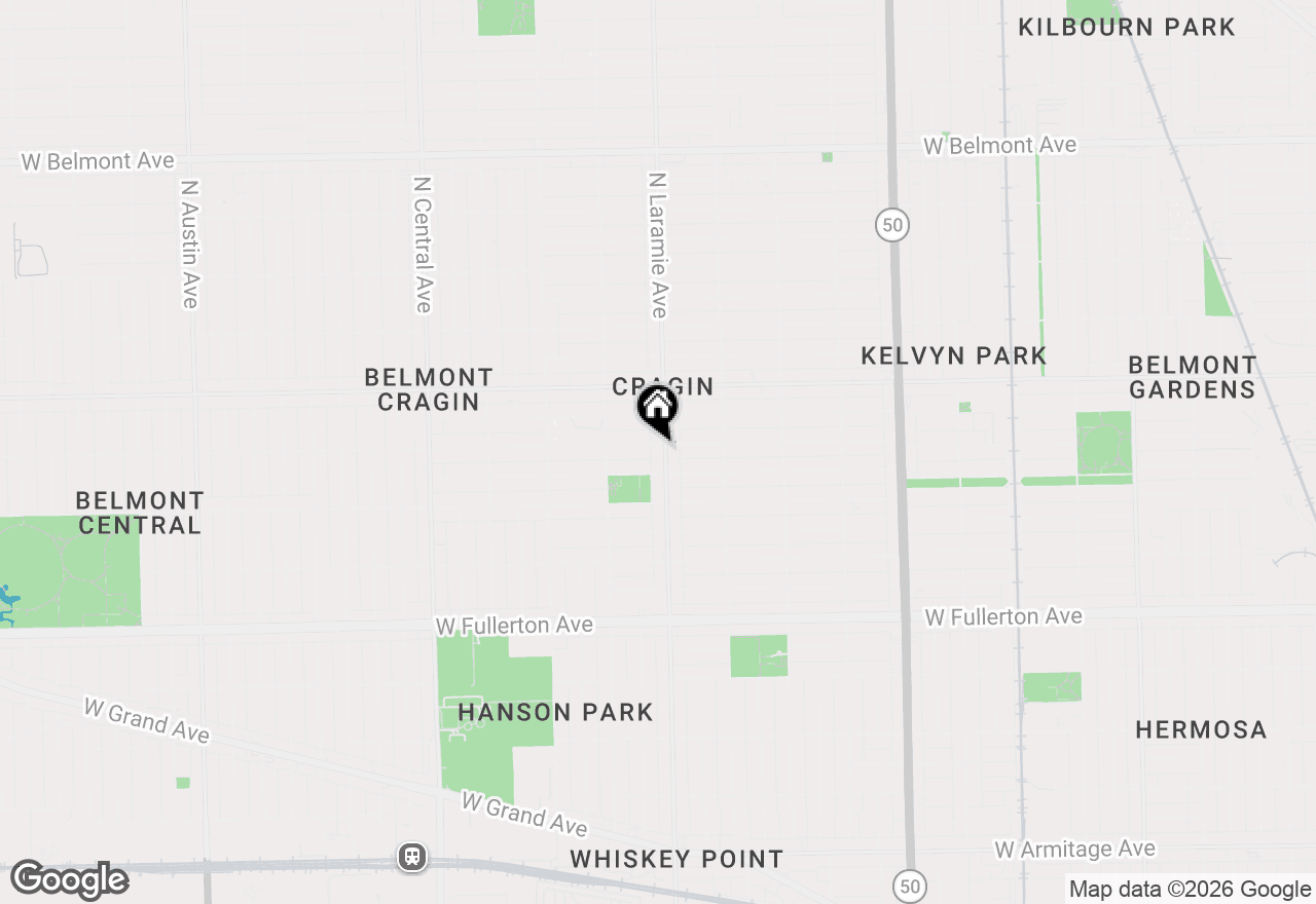 Map of 2654 N Laramie Avenue, Chicago, IL 60639