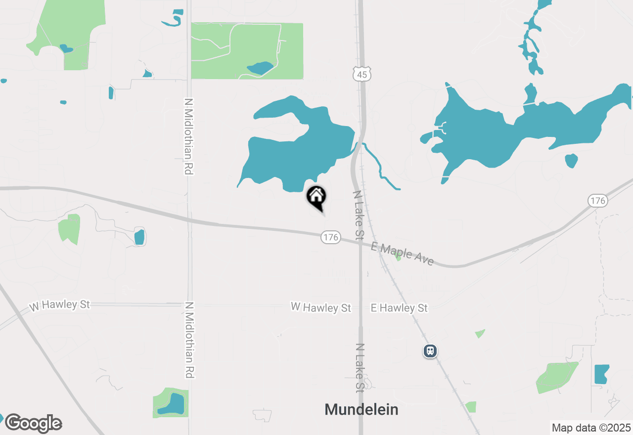 Map of 800 Braemar Drive, Mundelein, IL 60060