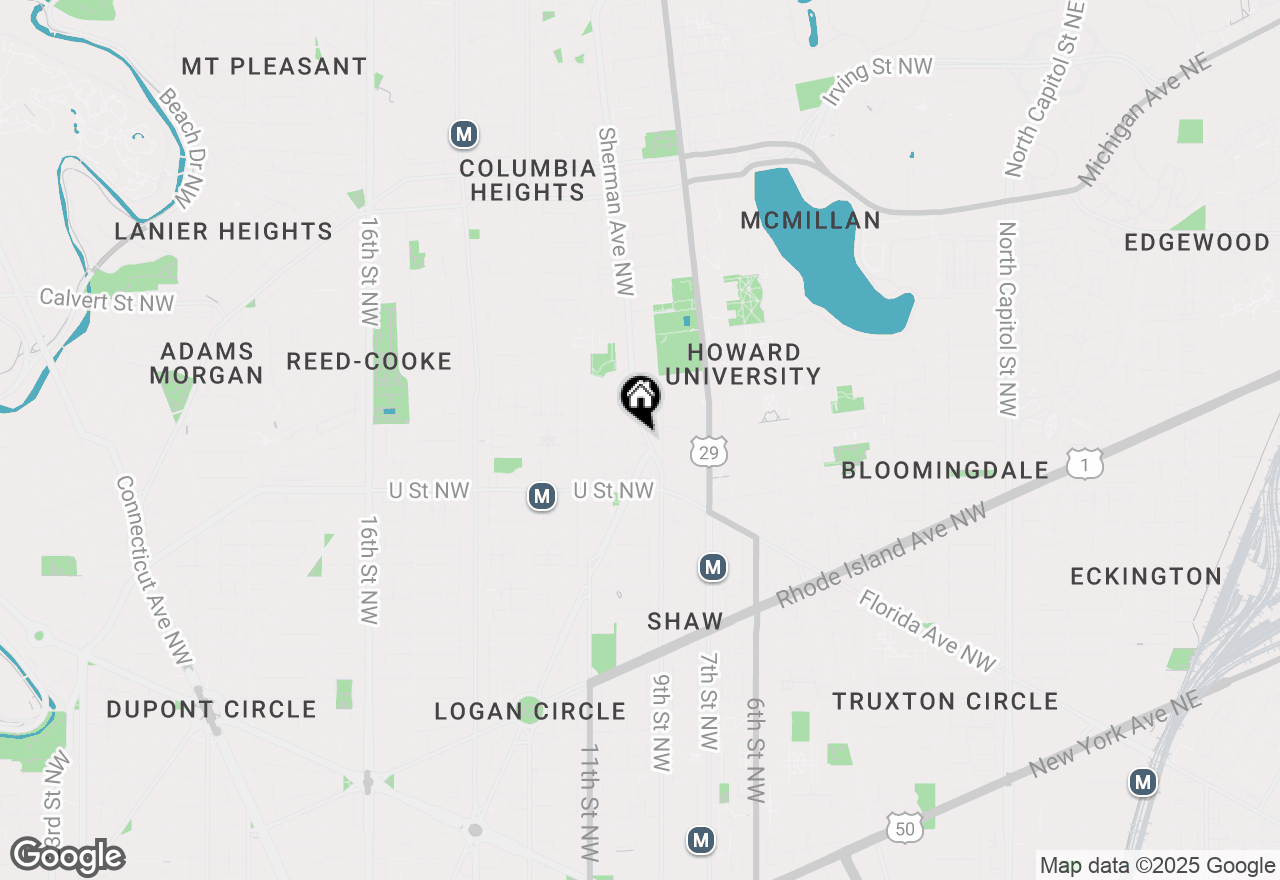 Map of 2120 Vermont Avenue Nw #307, Washington, DC 20001