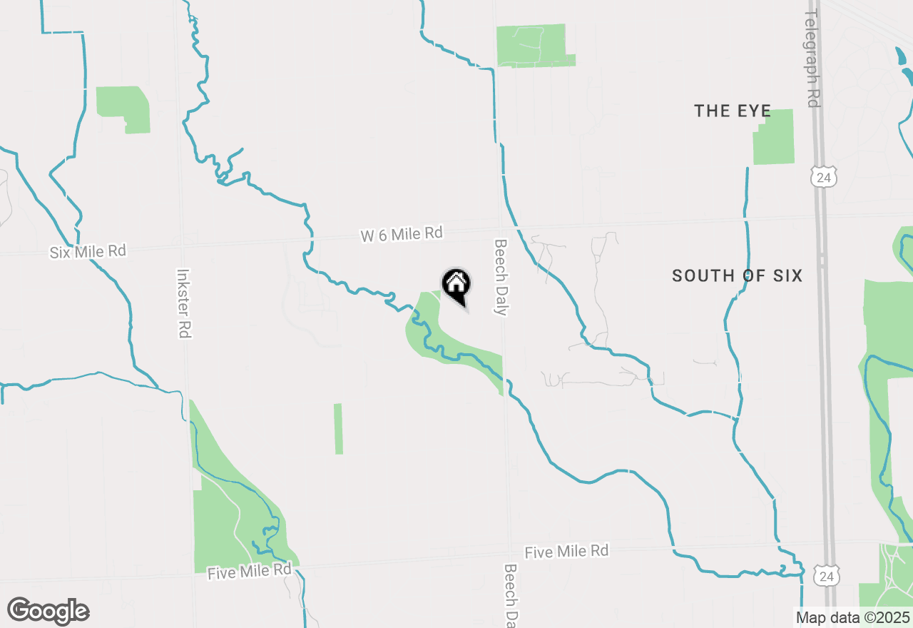 Map of 16639 Norborne, Redford, MI 48240